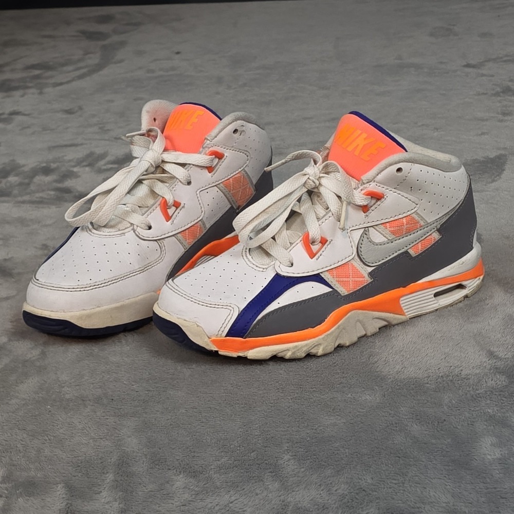 Nike Air Max Trainer SC Orange White DV2353-100 US Size 2.5Y - Picture 9 of 9